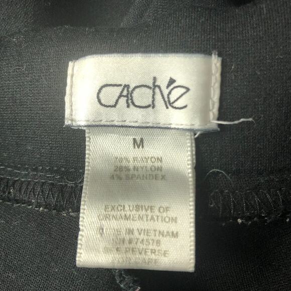 Cache Womens Pants Medium Pull On Ankle Stretch Career Office Business Polished - Picture 2 of 11